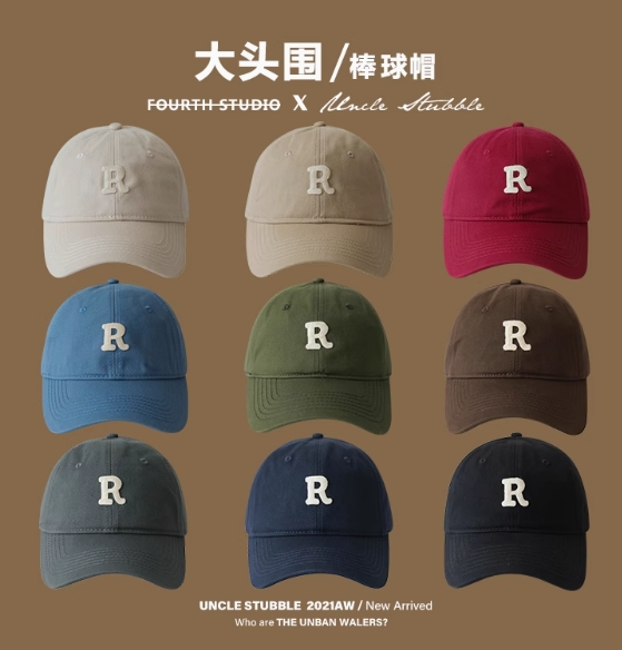 R标鸭舌帽